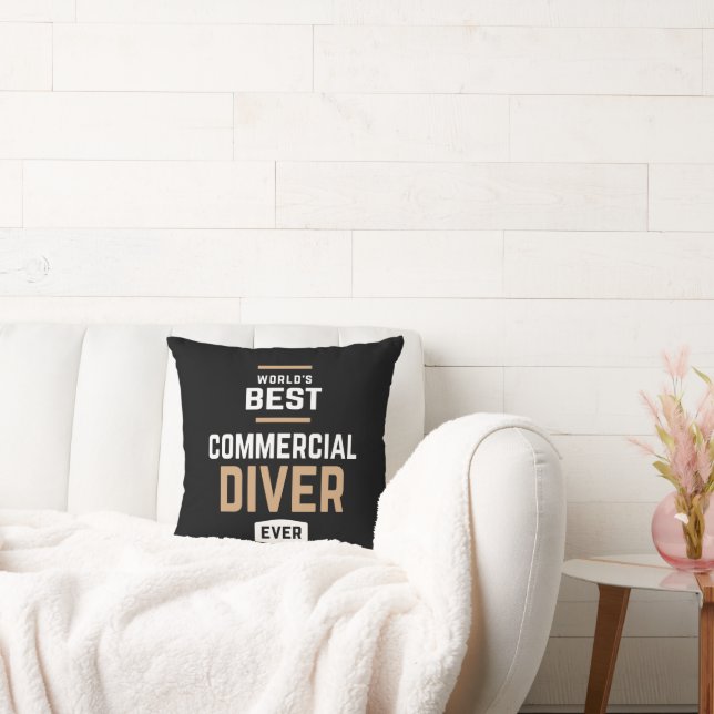 Coussin Meilleur Plongeur Commercial au monde (Canapé)