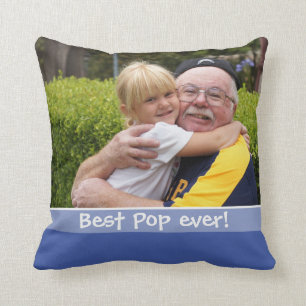 Coussin Meilleur Pop Jamais Vous Aimez Plus 2 Bleus Photo