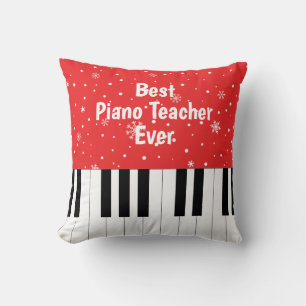 Coussin Meilleur professeur de piano jamais Piano Key Roug
