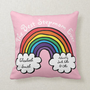 Coussin Meilleur Stepmere, Jamais Coloré Arc-En-Ciel Rose