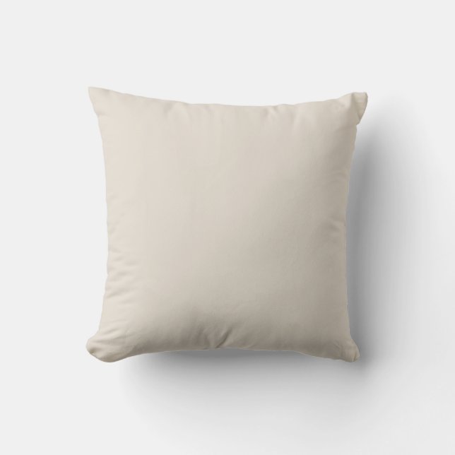 Coussin Meilleur vendeur de blanc crème ivoire couleur sol (Recto)