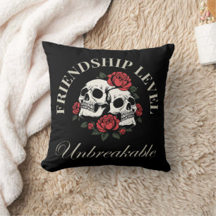Coussin Meilleure amie, Niveau d'amitié : Inébranlable, am