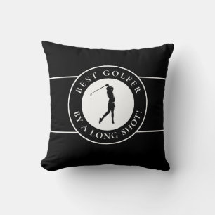 Coussin Meilleure golfeuse amusante pour son sport unique