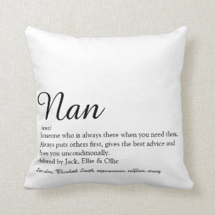 Coussin Meilleure Grand-mère de tous les temps, définition