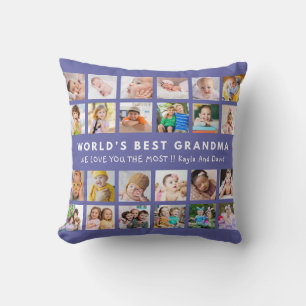 Coussin Meilleure grand-mère du monde - 24 photos des peti