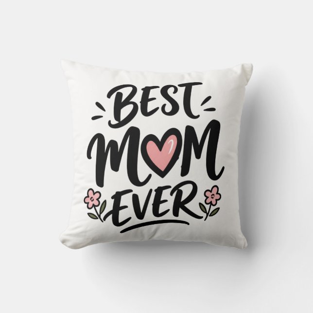 Coussin Meilleure Maman Amour (Recto)