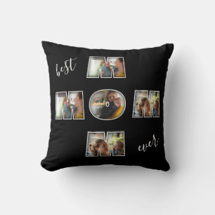 Coussin Meilleure Maman Cadeau de Fête des Mères 3 Découpe