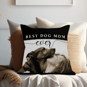 Coussin Meilleure maman chien Jour des mères Jouer l'oreil
