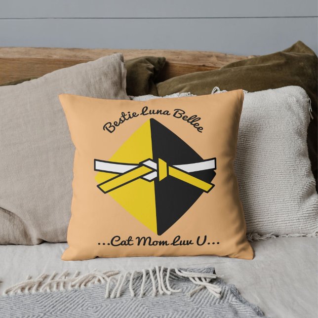 Coussin Meilleure Maman de Chat Personnalisée Citation d'A (Créateur téléchargé)