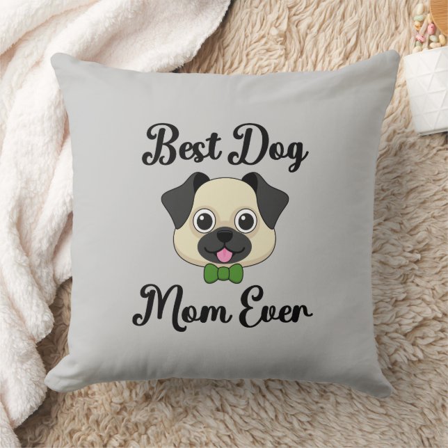 Coussin Meilleure maman de chien jamais (Couverture)