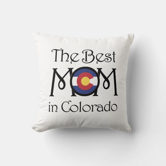 Coussin Meilleure Maman Du Colorado (Recto)