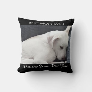 Coussin Meilleure Maman du Monde Mérite un peu de Temps de
