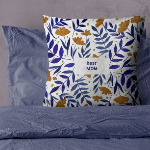 Coussin Meilleure maman Fleur Jaune Jardin Magique Fête de