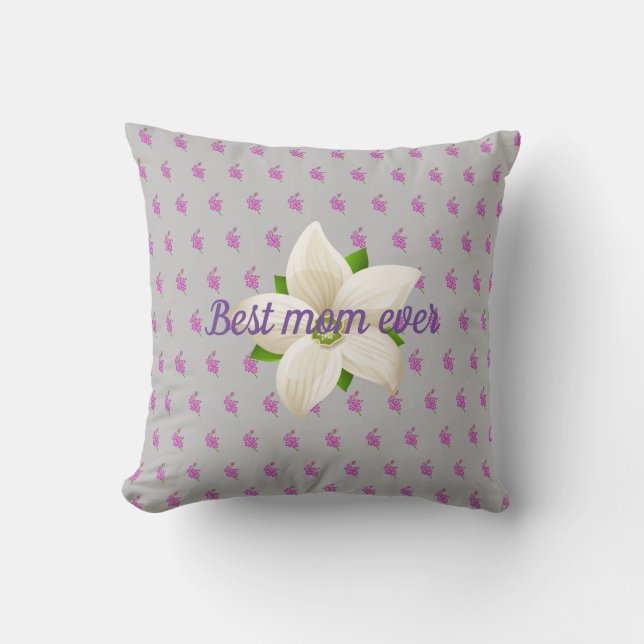 Coussin Meilleure maman jamais (Recto)