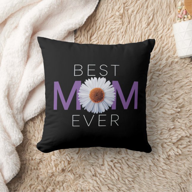 Coussin Meilleure maman jamais avec l'impression d'image m (Couverture)