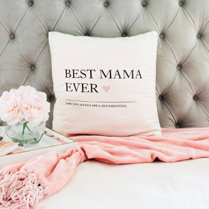 Coussin Meilleure maman jamais   Joyeuse Fête des mères