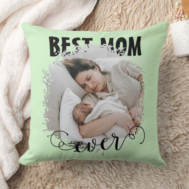 Coussin Meilleure maman jamais photo (Couverture)