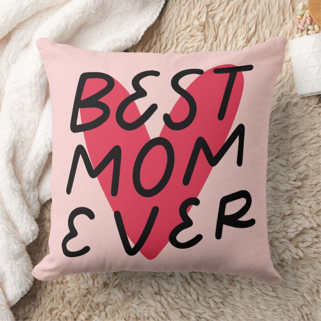 Coussin Meilleure Maman Jour de la main moderne (Couverture)