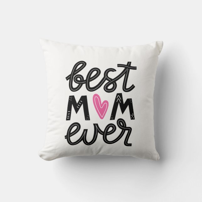 Coussin Meilleure maman qui soit (Recto)