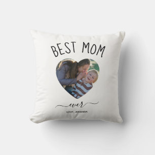 Coussin Meilleure Mère de tous les temps, jeté de photo pe