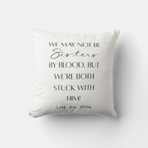 Coussin Meilleure sœur de tous les temps   Cadeau drôle po