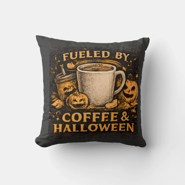 Coussin Meilleure Sorcière A Mon Bonbon Rose Halloween  (Recto)