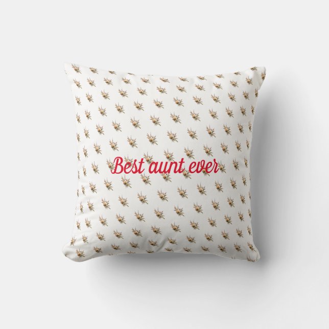 Coussin Meilleure tante (Recto)