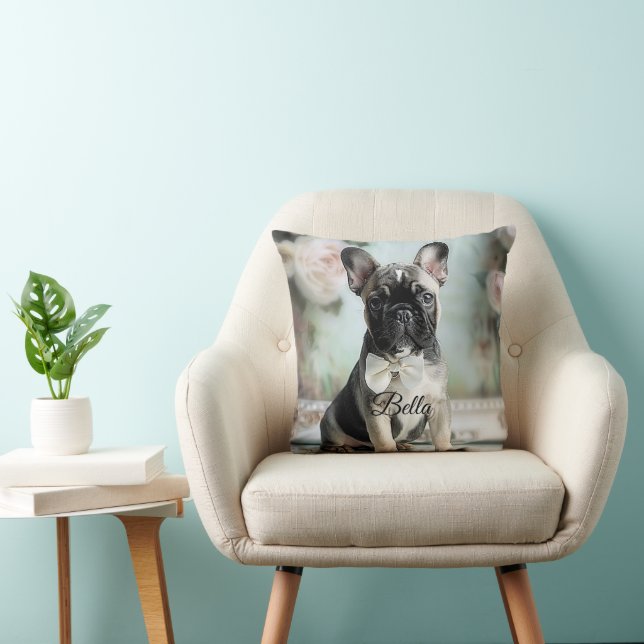 Coussin Meilleures amies maman de chien Décoration Bouledo (Chaise)