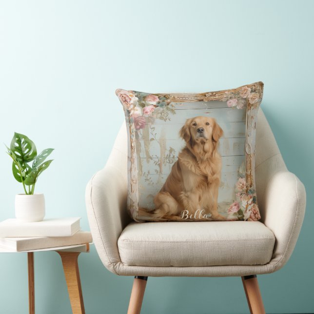 Coussin Meilleures amies maman de chien Décoration Labrado (Chaise)