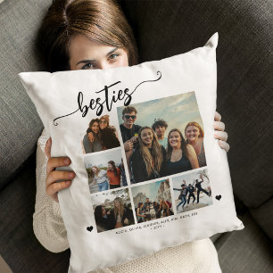 Coussin Meilleures amies meilleures copines écriture moder