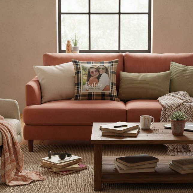 Coussin Meilleures amies pour toujours meilleures amies am (Créateur téléchargé)