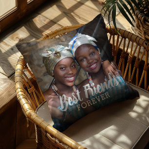 Coussin Meilleures Amies Pour Toujours Photo de Besties