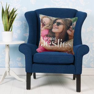 Coussin Meilleures Amies pour Toujours Superposition de De