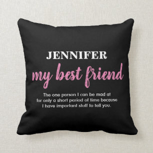 Coussin Meilleurs amis Amitié