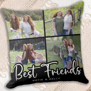 Coussin Meilleurs amis Cool Collage photo