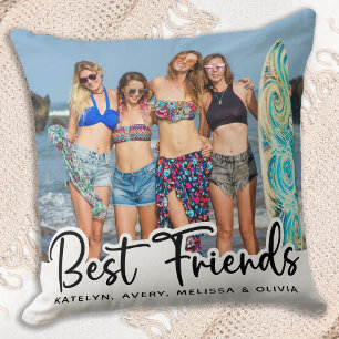 Coussin Meilleurs Amis Personnalisé Amitié tendance Photo