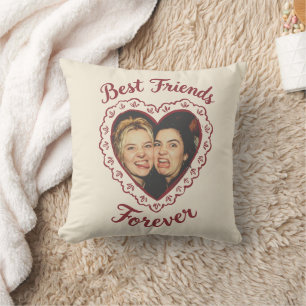 Coussin Meilleurs Amis Pour Toujours Modèle de Photo Perso