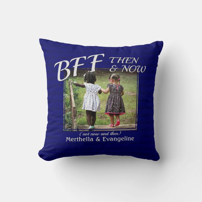 Coussin MEILLEURS AMIS POUR TOUS | Photographie de conserv (Recto)