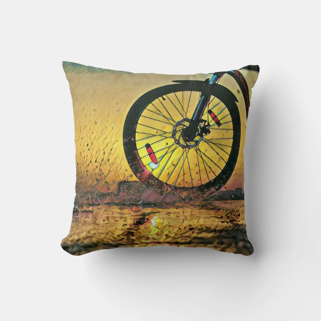 Coussin Meilleurs cadeaux pour cyclistes (Recto)