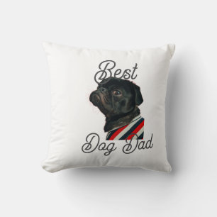 Coussin Meilleurs parents grands-parents de papa de chien