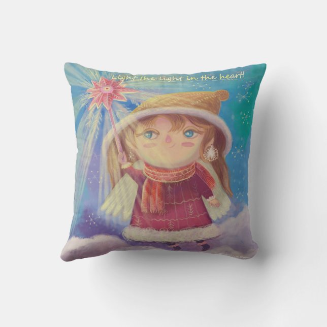Coussin Mel ange de Noël (Verso)