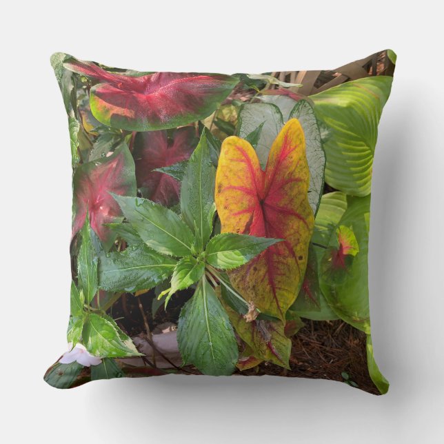 Coussin Mélange de jardin d'été (Recto)