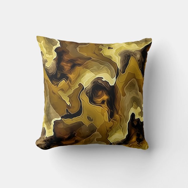 Coussin Mélange d'or (Recto)