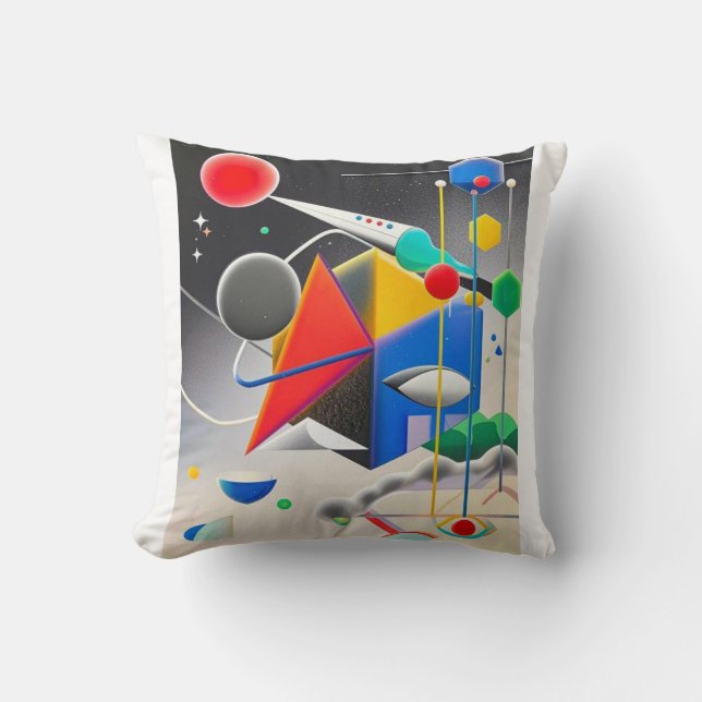 Coussin Mélange harmonieux de textures, de dégradés (Recto)