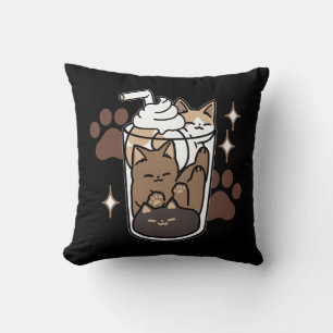 Coussin Mélange Purr-Fect : Conception de café pour le caf
