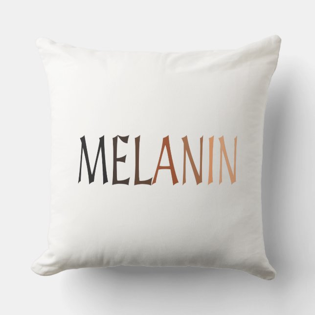 Coussin MELANIN Nuances de noir (Recto)