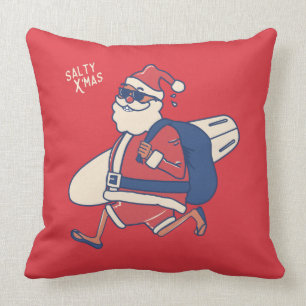 Coussin Mele Kalikimaka - Funny Noël hawaïen à Père Noël