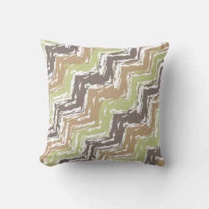 Coussin Melon Brandy Scribble ZigZag Motif