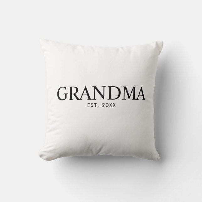 Coussin Mémé élégante moderne (Recto)