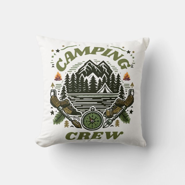 Coussin Même mon café est plus fort que l'armée (Recto)